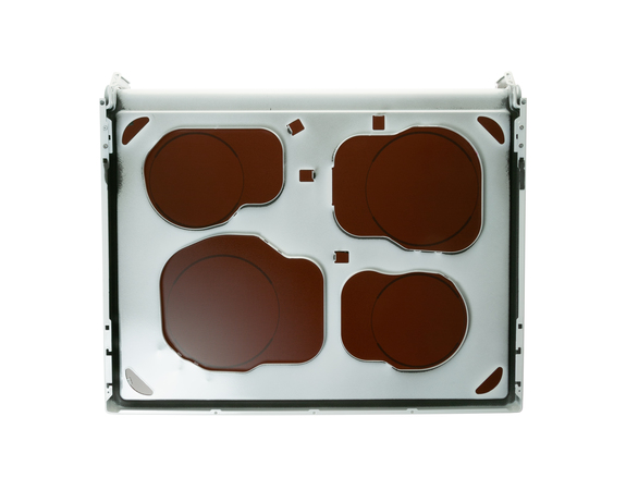 2370441-1-M-GE-WB57K10143- RANGE TOP AND GLASS Assembly