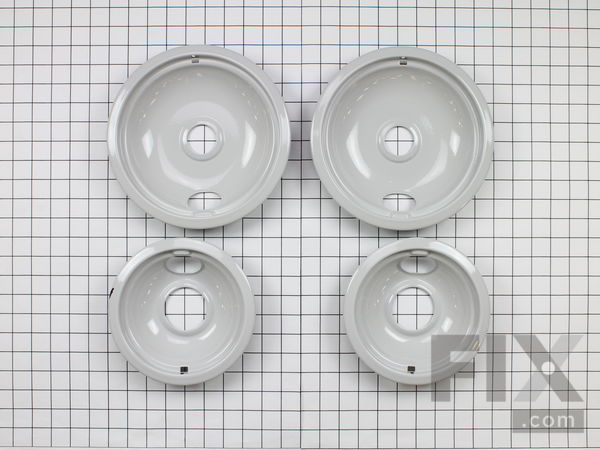 2377843-1-M-Whirlpool-W10291024-Drip Bowl Kit - Light Gray