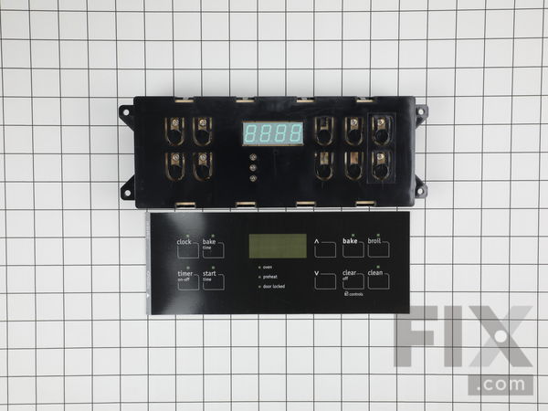 2379267-1-M-Frigidaire-318414213-Electronic Clock/Timer with Overlay - Black