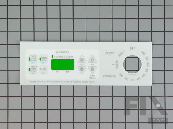 238468-1-M-GE-WB27T10126        -Oven Face Plate