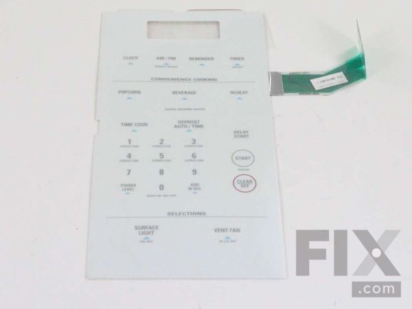 239391-1-M-GE-WB27X10261        -SWITCH MEMBRANE