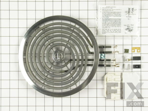 244048-1-M-GE-WB30X354          -Tilt-Lock Hinge-Mounted Surface Burner - 8"