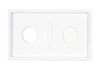 Porcelain Double Burner Pan - White – Part Number: WB32X5097