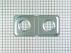 244908-2-S-GE-WB34K10012        -Double Burner Pan - Left Side