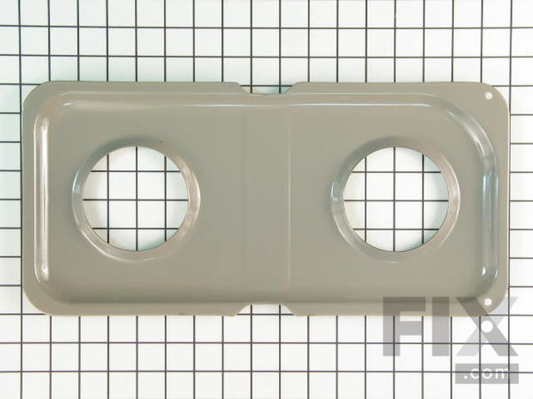 244911-1-M-GE-WB34K10015        -Double Porcelain Burner Pan - Right Side