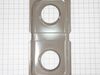 Double Porcelain Drip Pan - Taupe - Left Side – Part Number: WB34K10016