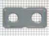 244914-1-S-GE-WB34K10018        -Double Burner Porcelain Drip Pan - Left Side