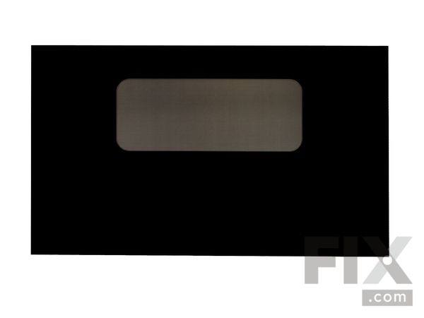 247531-1-M-GE-WB36X5691         -Outer Oven Door Glass - Black