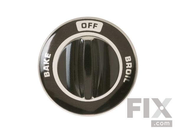248731-1-M-GE-WB3X378           -Oven Selector Knob - Black/Chrome