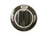 248731-2-S-GE-WB3X378           -Oven Selector Knob - Black/Chrome