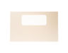 252806-1-S-GE-WB57K10062        -Outer Oven Door Glass - Bisque