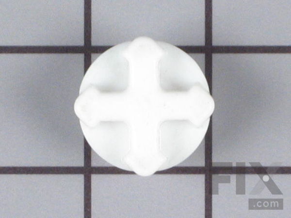 255125-1-M-GE-WB6X361           -Mircowave Glass Tray Coupler - White