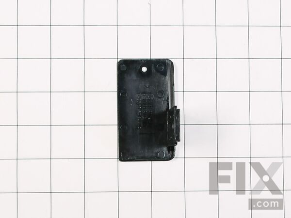 256698-1-M-GE-WB7X7290          -Door End Cap - Black - Left Side