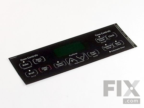 2577572-1-M-GE-WB27T11177-FACEPLATE GRAPHIC(BK/SS)