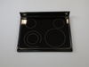 Main Cooktop Glass Assembly, Black – Part Number: 316531983