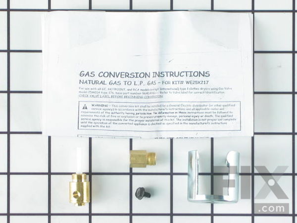 267591-1-M-GE-WE25X217          -Natural Gas to Liquid Propane Conversion Kit