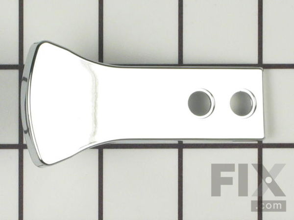 298635-1-M-GE-WR2X7791          -Single Door Handle End Cap Trim - Chrome