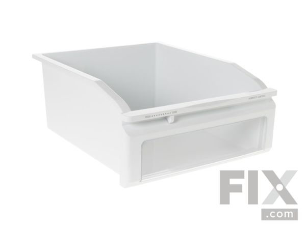 300523-1-M-GE-WR32X10077        -Vegetable Pan - White