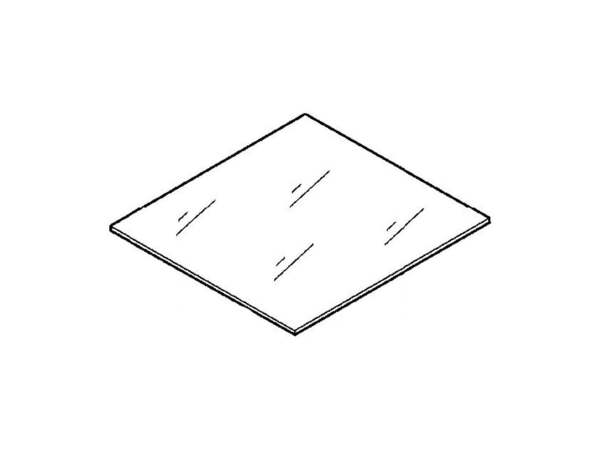300596-1-M-GE-WR32X10143        -Cantilever Glass Shelf