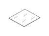 Cantilever Glass Shelf – Part Number: WR32X10143