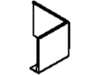 CORNER CAP Bottom R – Part Number: WR38X10287