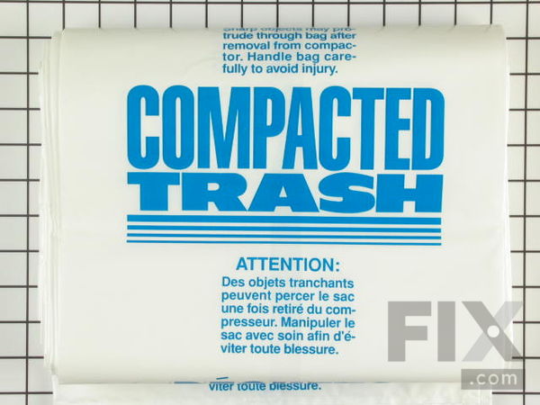 312032-1-M-GE-WX60X1            -Plastic Compactor Bags - 15 Pack