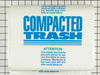 Plastic Compactor Bags - 15 Pack – Part Number: WX60X1