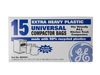 312032-3-S-GE-WX60X1            -Plastic Compactor Bags - 15 Pack