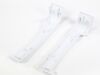 334334-2-S-Whirlpool-279868            -Control Panel End Cap Set - White