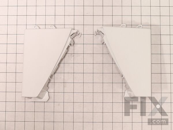 334372-1-M-Whirlpool-279954            -Control Panel End Cap Kit - White
