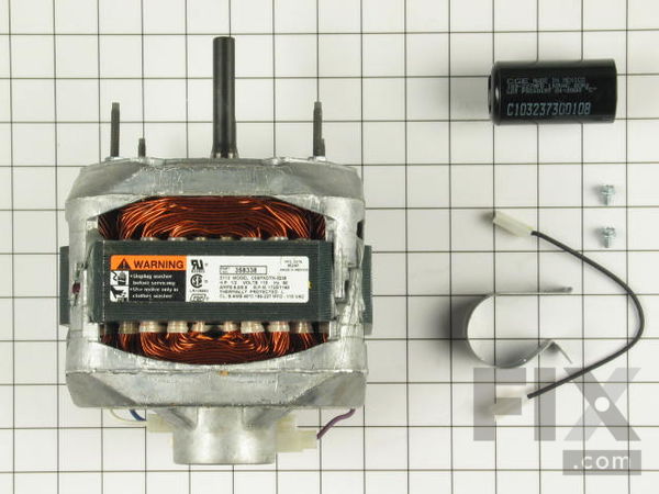 334458-1-M-Whirlpool-285222            -Belt Drive Motor Kit with Capacitor