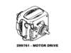 SERVICE MOTOR-60 CYCLE (PRODUCTION MOTORS 296086, 295976 OR 295977) – Part Number: 299761