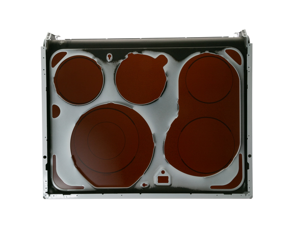 3406168-1-M-GE-WB62T10767- RANGETOP GLASS Assembly
