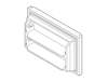 Freezer Door - Black – Part Number: 240420104