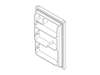 Display DOOR-REFR – Part Number: 242038825