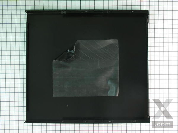 3418314-1-M-Whirlpool-W10301571-Exterior Door Panel - Black