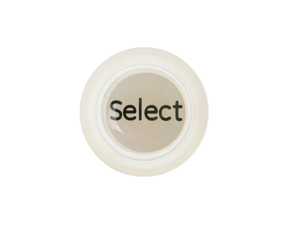 3486882-1-M-GE-WD01X10435- SELECT BUTTON White