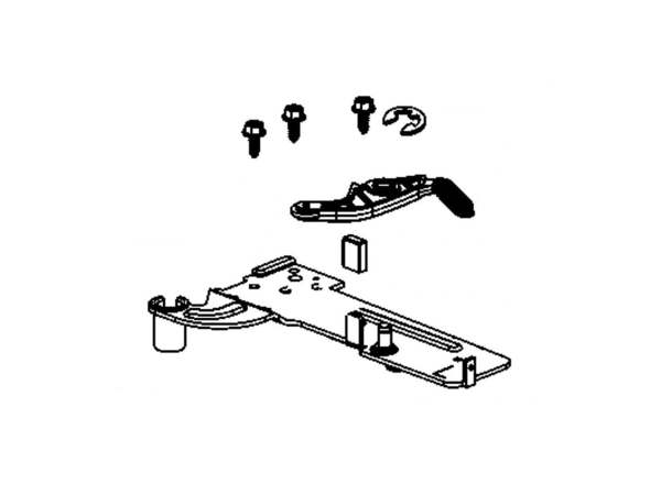 3493717-1-M-GE-WR13X10772- Assembly HINGE UPP-L