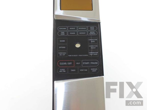 3496789-1-M-GE-WB07X11345- CONTROL PANEL Stainless Steel