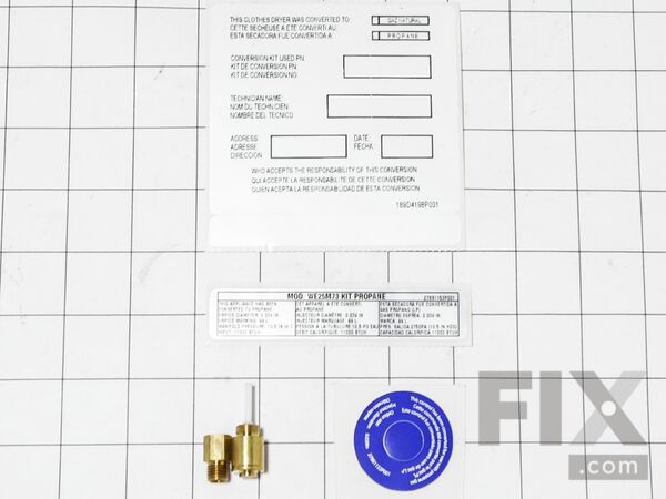 3499703-1-M-GE-WE25M73-LP Conversion Kit
