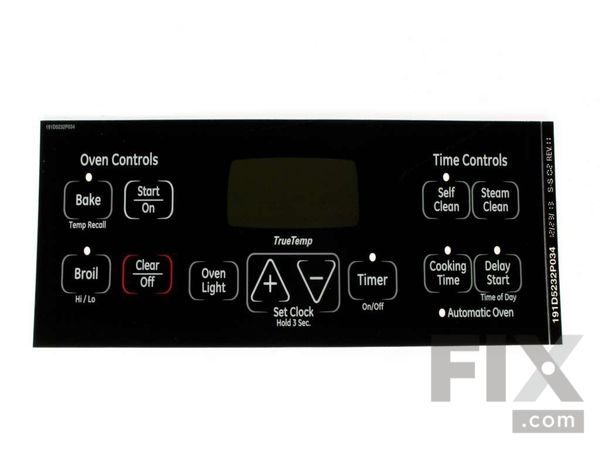3503820-1-M-GE-WB27T11360-FACEPLATE GRAPHICS