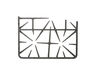 3510862-3-S-GE-WB31K10257-Double Burner Grate - Left Side
