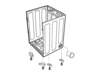Cabinet Assembly – Part Number: ABJ34559226