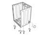 Cabinet Assembly – Part Number: ABJ34559227