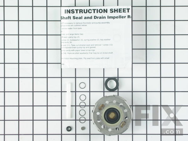 356252-1-M-Whirlpool-4171314           -Motor Shaft Seal and Impeller Assembly