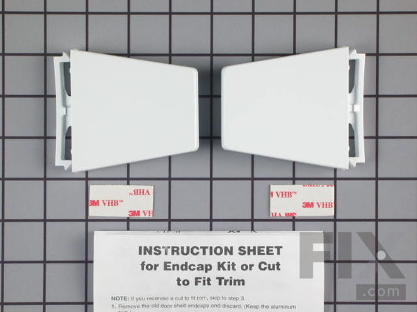 358766-1-M-Whirlpool-4318297           -Door Shelf End Cap Set