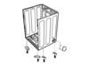 CABINET ASSEMBLY – Part Number: ABJ34559262