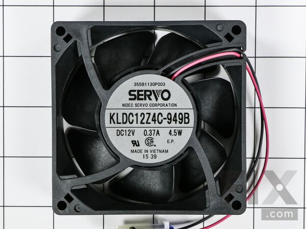3650596-1-M-GE-WR17X13035- QC FAN & HARNESS Assembly