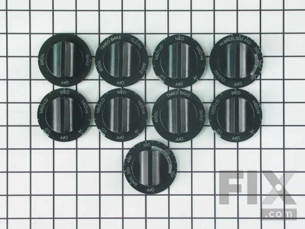 389194-1-M-Whirlpool-814362            -Range Knob Kit - Package of 9