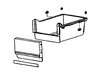 Drawer Case Lower – Part Number: DA97-10884E